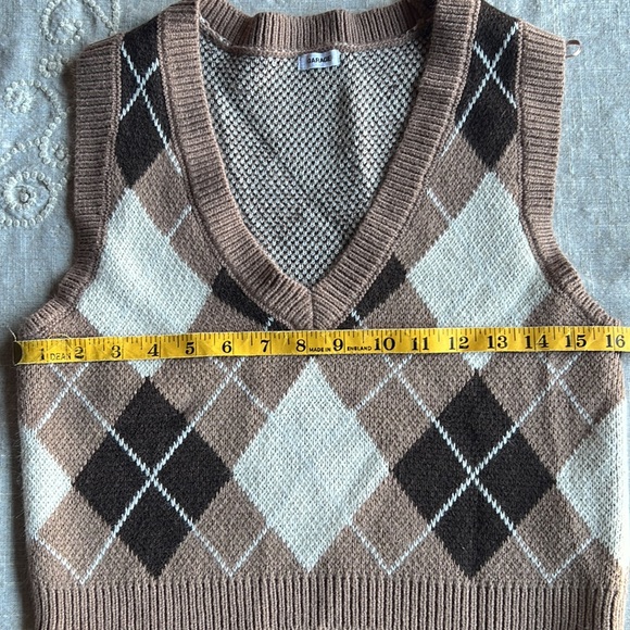 Garage Argyle vest - Picture 4 of 5